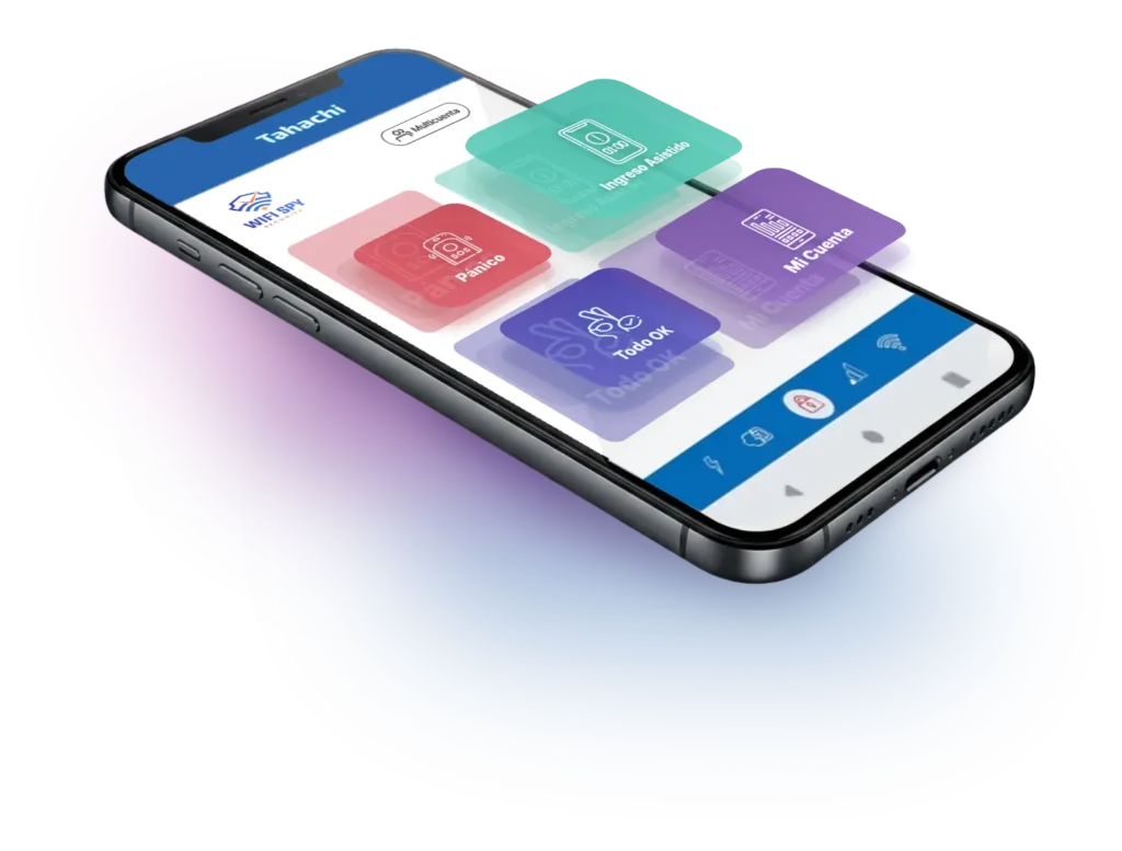 Tahachi app monitoreo alarma